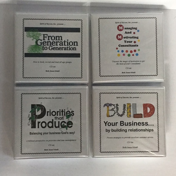 Beth Jones Schall direct sales business building course CD sets - Picture 1 of 2